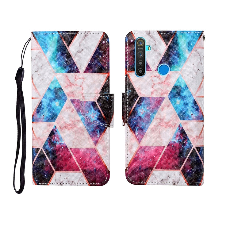 Painted Pattern Horizontal Flip Leathe Case, For OPPO Realme 5, For OPPO Realme 5 Pro, For OPPO Reno3