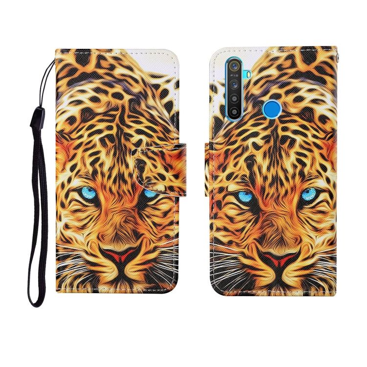 Painted Pattern Horizontal Flip Leathe Case, For OPPO Realme 5, For OPPO Realme 5 Pro, For OPPO Reno3