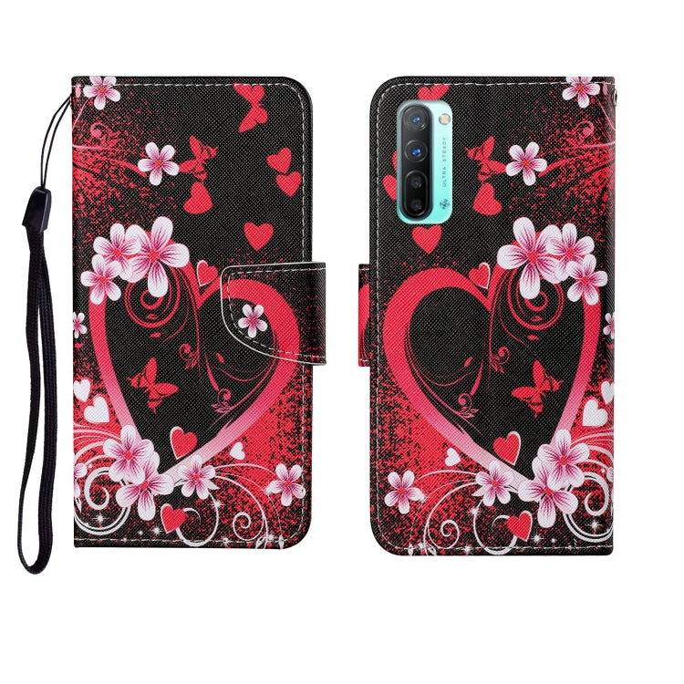 Painted Pattern Horizontal Flip Leathe Case, For OPPO Realme 5, For OPPO Realme 5 Pro, For OPPO Reno3