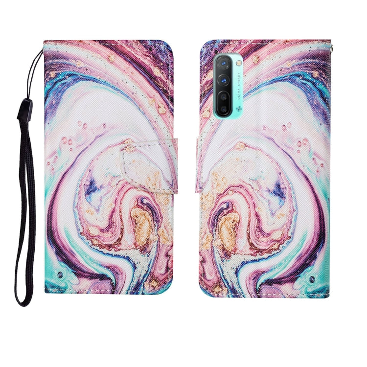 Painted Pattern Horizontal Flip Leathe Case, For OPPO Realme 5, For OPPO Realme 5 Pro, For OPPO Reno3