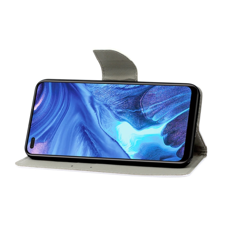 Painted Pattern Horizontal Flip Leathe Case, For OPPO Reno4, For OPPO Reno4 Lite, For OPPO F17 Pro