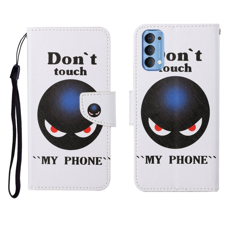 Painted Pattern Horizontal Flip Leathe Case, For OPPO Reno4, For OPPO Reno4 Lite, For OPPO F17 Pro