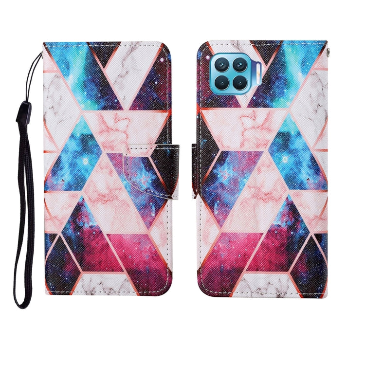 Painted Pattern Horizontal Flip Leathe Case, For OPPO Reno4, For OPPO Reno4 Lite, For OPPO F17 Pro