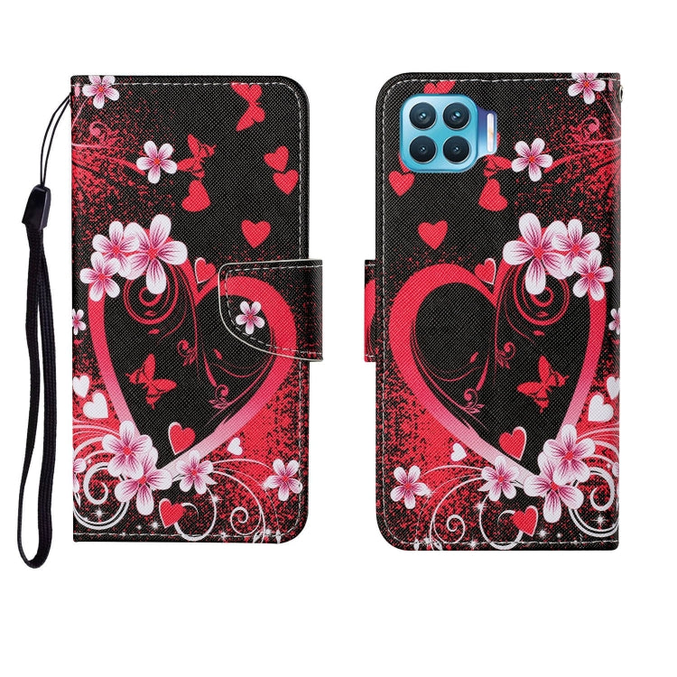 Painted Pattern Horizontal Flip Leathe Case, For OPPO Reno4, For OPPO Reno4 Lite, For OPPO F17 Pro