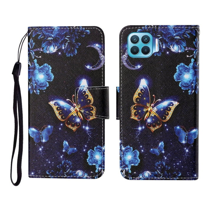 Painted Pattern Horizontal Flip Leathe Case, For OPPO Reno4, For OPPO Reno4 Lite, For OPPO F17 Pro