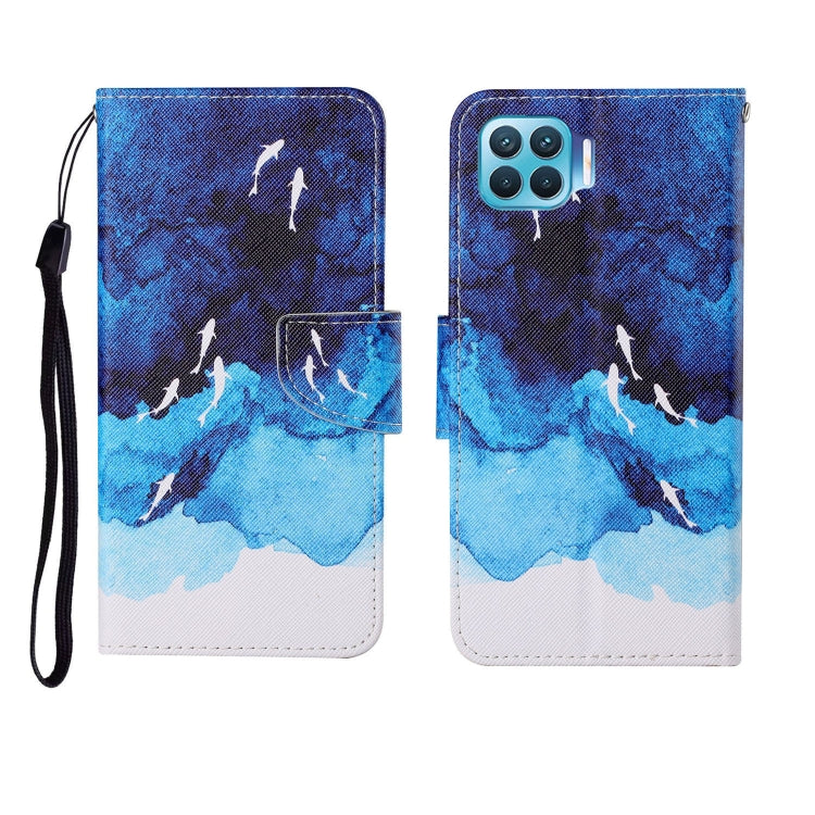 Painted Pattern Horizontal Flip Leathe Case, For OPPO Reno4, For OPPO Reno4 Lite, For OPPO F17 Pro