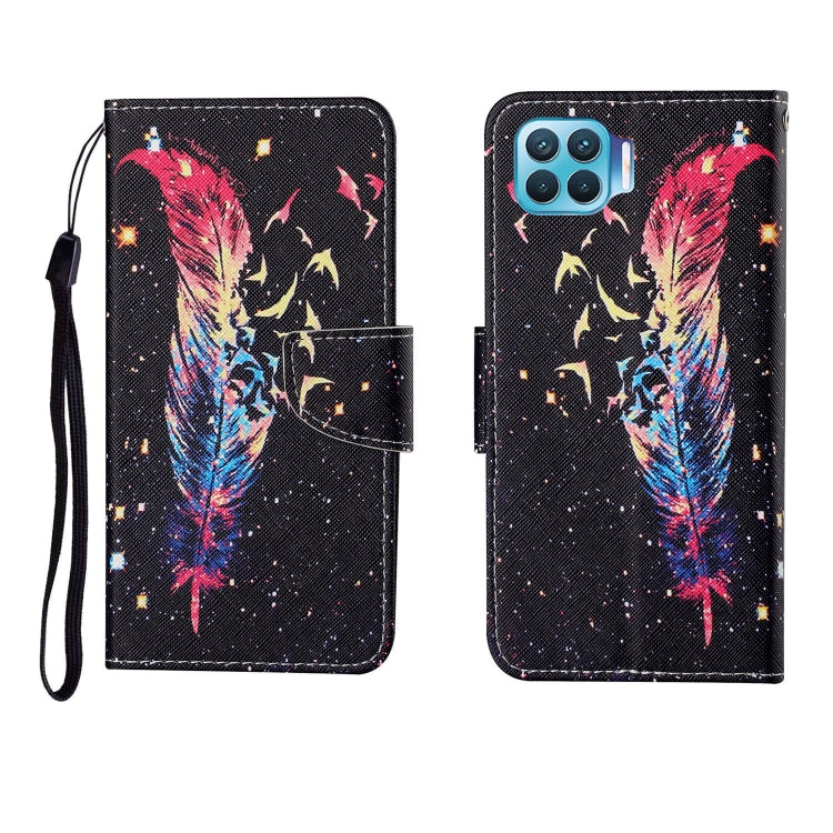 Painted Pattern Horizontal Flip Leathe Case, For OPPO Reno4, For OPPO Reno4 Lite, For OPPO F17 Pro