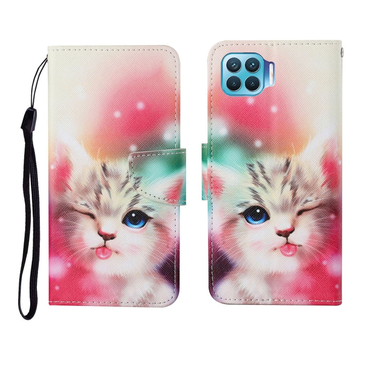 Painted Pattern Horizontal Flip Leathe Case, For OPPO Reno4, For OPPO Reno4 Lite, For OPPO F17 Pro