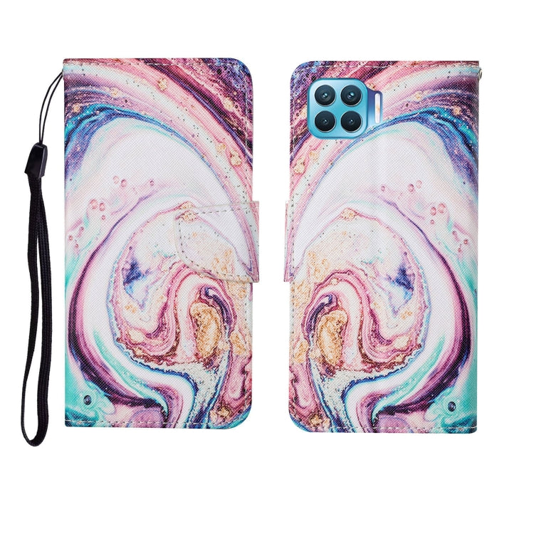 Painted Pattern Horizontal Flip Leathe Case, For OPPO Reno4, For OPPO Reno4 Lite, For OPPO F17 Pro