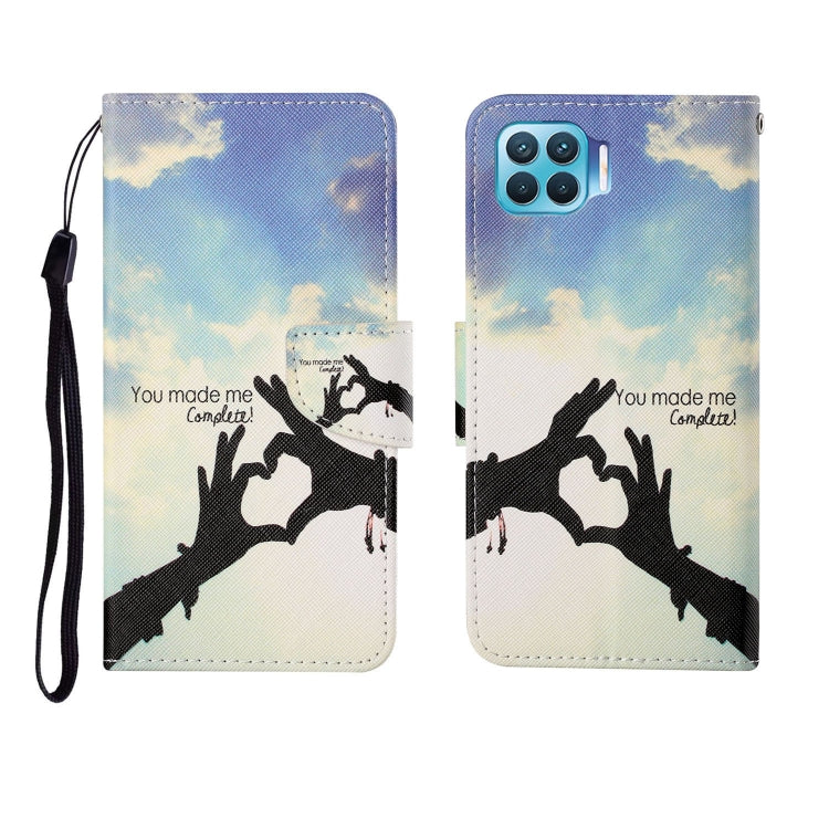 Painted Pattern Horizontal Flip Leathe Case, For OPPO Reno4, For OPPO Reno4 Lite, For OPPO F17 Pro
