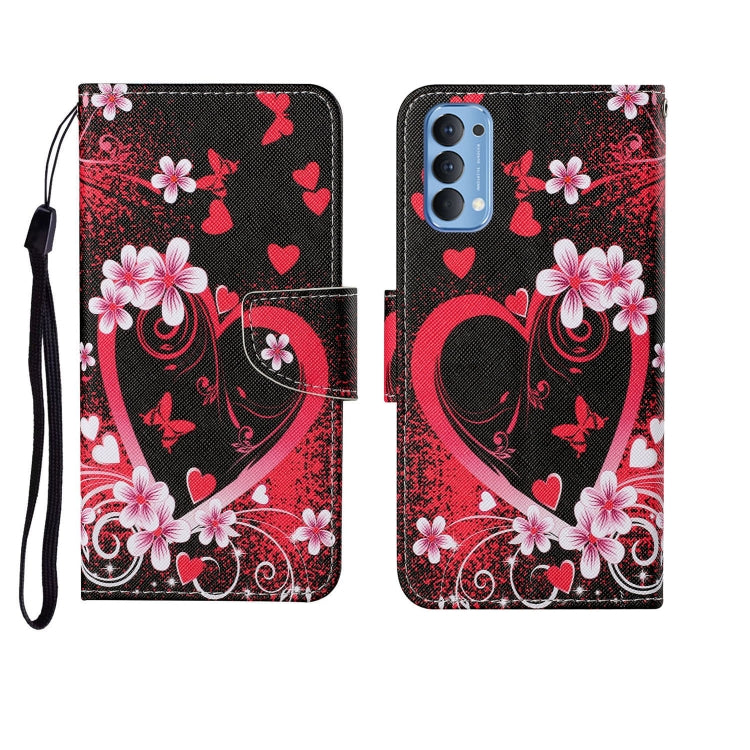 Painted Pattern Horizontal Flip Leathe Case, For OPPO Reno4 Pro, For OPPO Find X2 Pro
