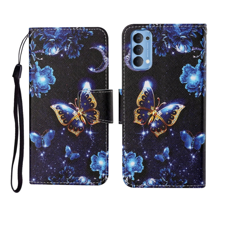 Painted Pattern Horizontal Flip Leathe Case, For OPPO Reno4 Pro, For OPPO Find X2 Pro