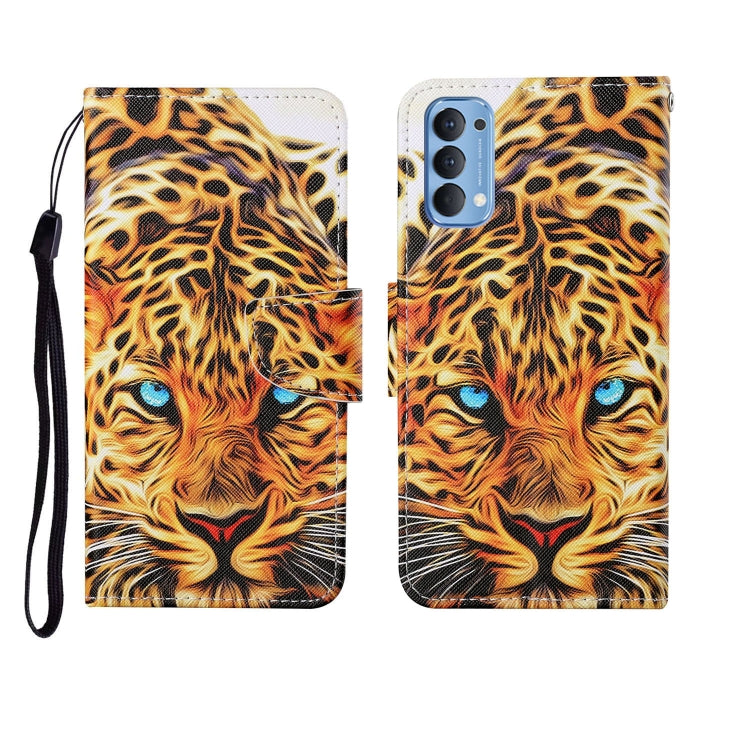 Painted Pattern Horizontal Flip Leathe Case, For OPPO Reno4 Pro, For OPPO Find X2 Pro