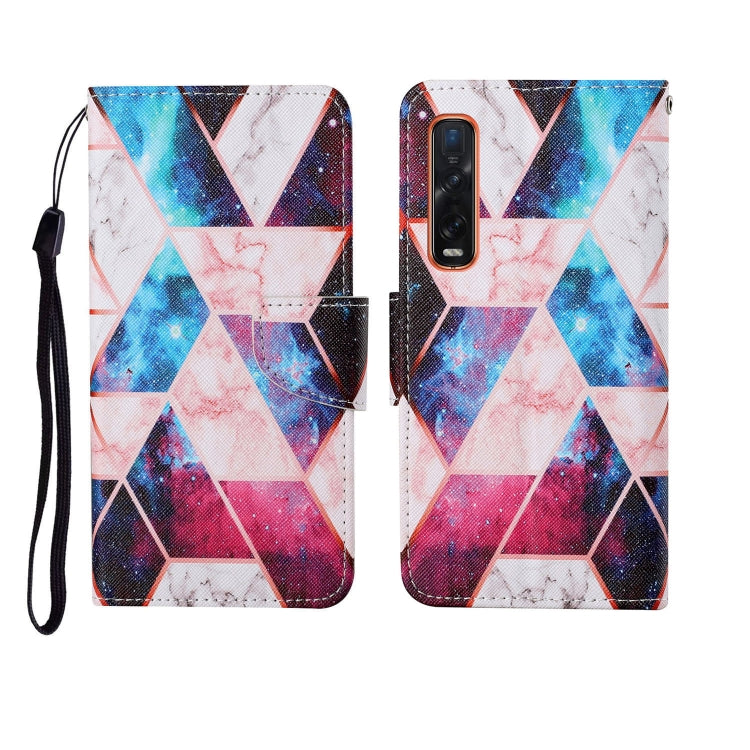 Painted Pattern Horizontal Flip Leathe Case, For OPPO Reno4 Pro, For OPPO Find X2 Pro