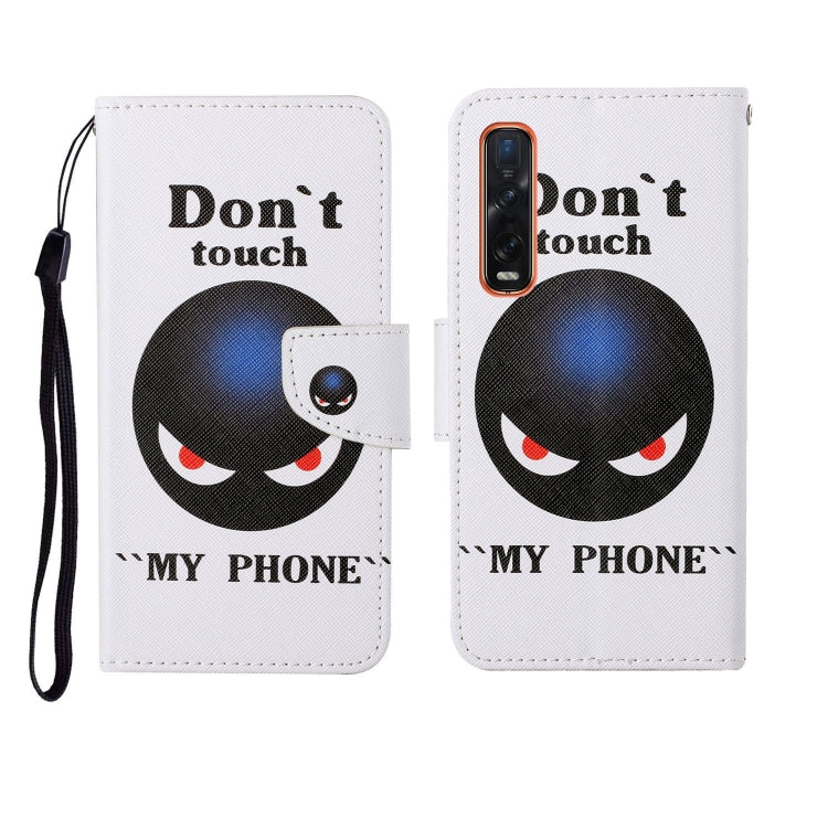 Painted Pattern Horizontal Flip Leathe Case, For OPPO Reno4 Pro, For OPPO Find X2 Pro