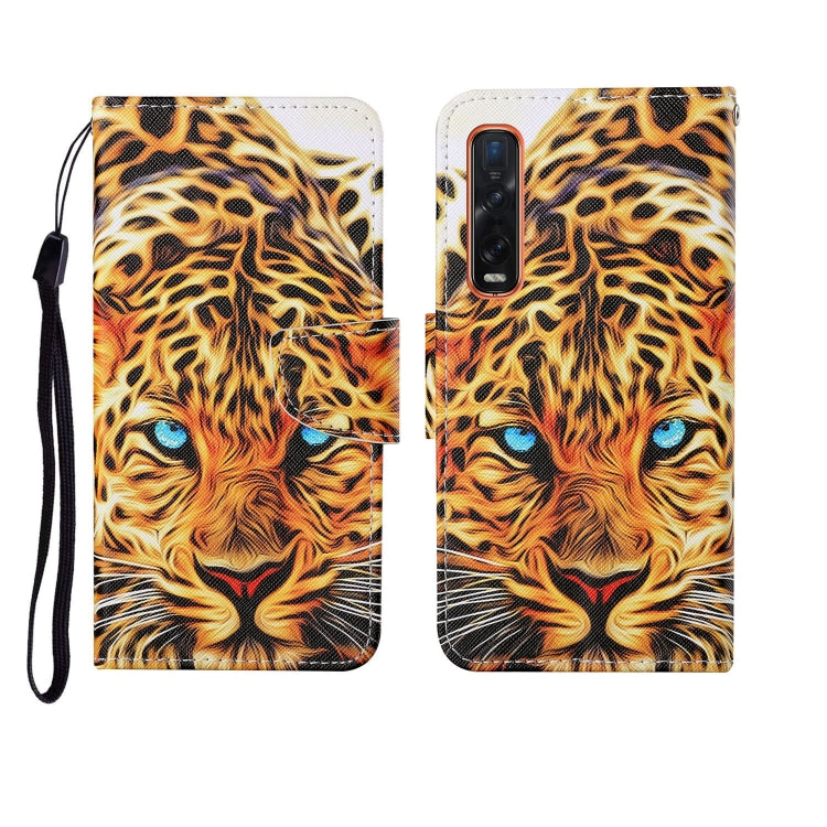 Painted Pattern Horizontal Flip Leathe Case, For OPPO Reno4 Pro, For OPPO Find X2 Pro