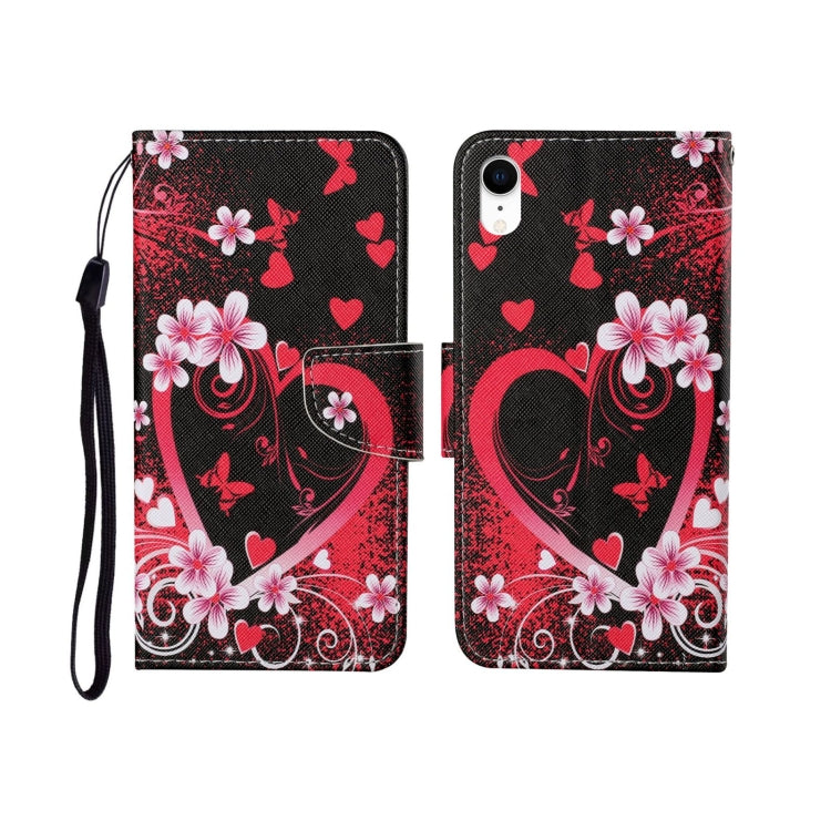 Painted Pattern Horizontal Flip Leathe Case, For iPhone SE (2020)/ 7 /8, For iPhone X, For iPhone XR