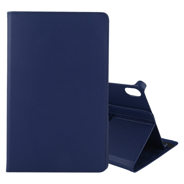 Litchi Texture Horizontal Flip 360 Degrees Rotation Leather Case with Holder, For Lenovo Tab P11 / Tab P11 5G, For Lenovo M10