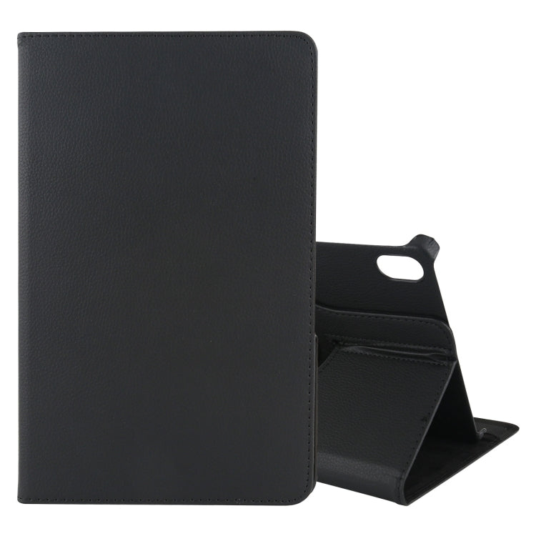 Litchi Texture Horizontal Flip 360 Degrees Rotation Leather Case with Holder, For Lenovo Tab P11 / Tab P11 5G, For Lenovo M10