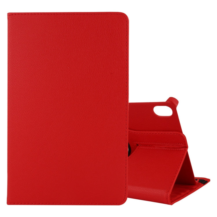 Litchi Texture Horizontal Flip 360 Degrees Rotation Leather Case with Holder, For Lenovo Tab P11 / Tab P11 5G, For Lenovo M10