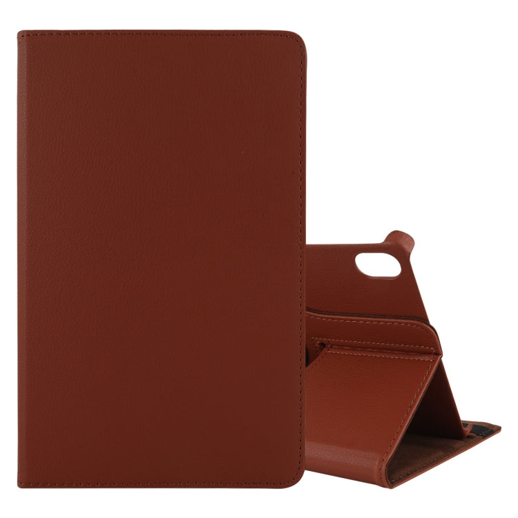 Litchi Texture Horizontal Flip 360 Degrees Rotation Leather Case with Holder, For Lenovo Tab P11 / Tab P11 5G, For Lenovo M10