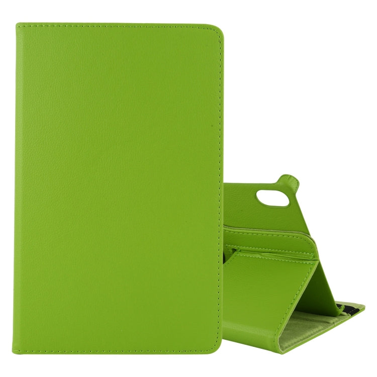 Litchi Texture Horizontal Flip 360 Degrees Rotation Leather Case with Holder, For Lenovo Tab P11 / Tab P11 5G, For Lenovo M10