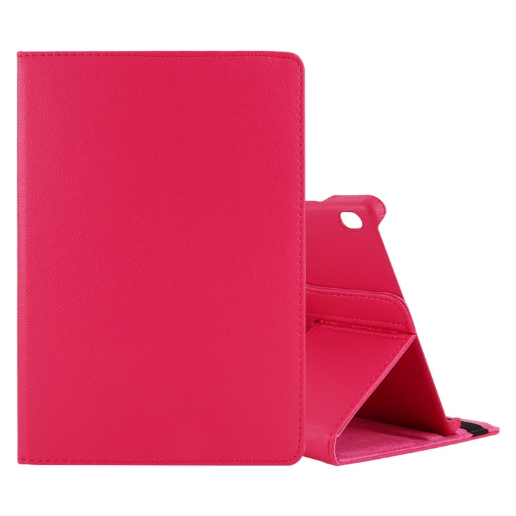 Litchi Texture Horizontal Flip 360 Degrees Rotation Leather Case with Holder, For Lenovo Tab P11 / Tab P11 5G, For Lenovo M10