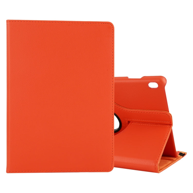 Litchi Texture Horizontal Flip 360 Degrees Rotation Leather Case with Holder, For Lenovo Tab P11 / Tab P11 5G, For Lenovo M10