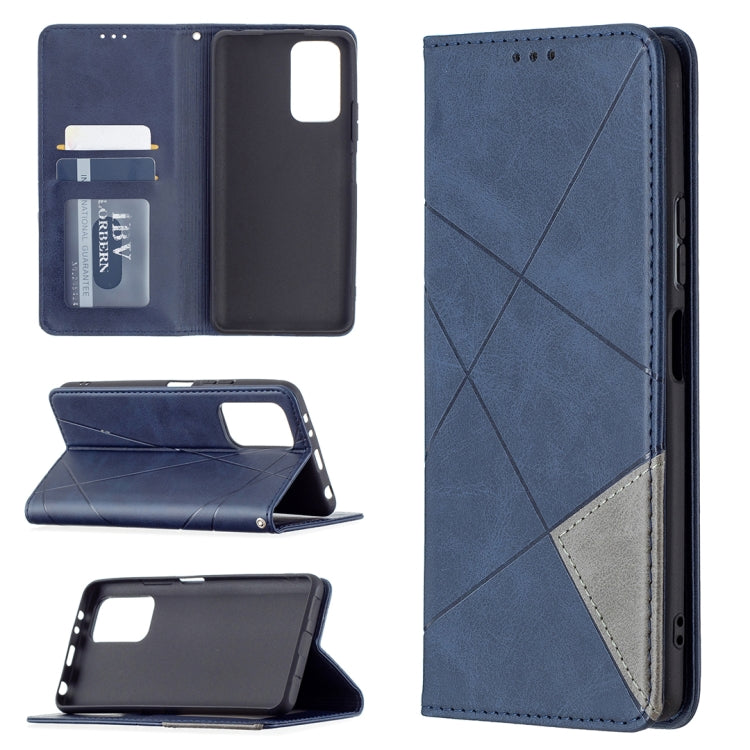 Rhombus Texture Horizontal Flip Magnetic Leather Case with Holder & Card Slots, For Xiaomi Redmi Note 10 Pro, For Huawei P50 Pro, For Huawei P50, For Samsung Galaxy A02