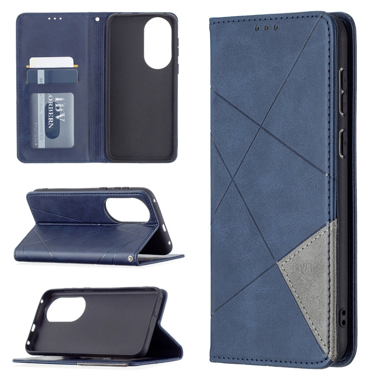 Rhombus Texture Horizontal Flip Magnetic Leather Case with Holder & Card Slots, For Xiaomi Redmi Note 10 Pro, For Huawei P50 Pro, For Huawei P50, For Samsung Galaxy A02