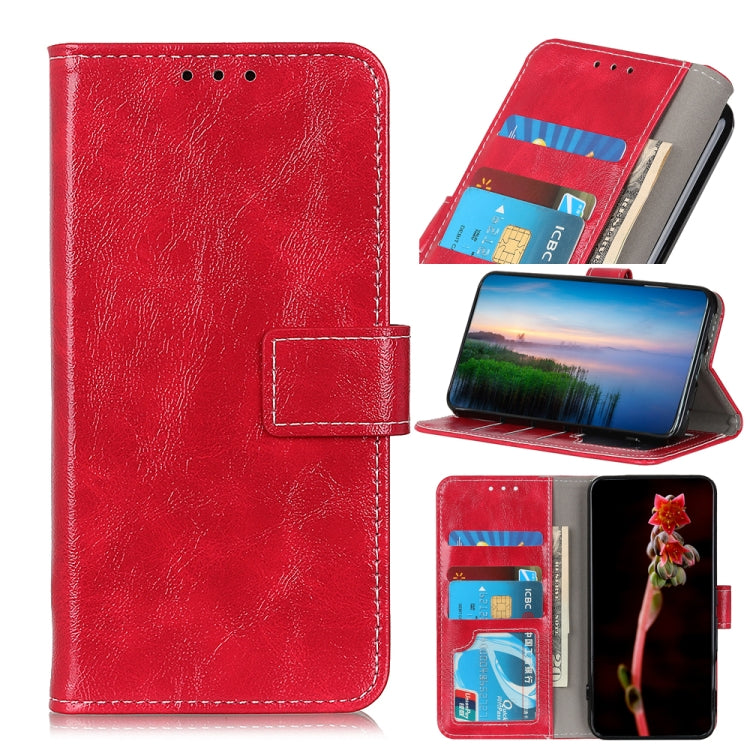 Retro Crazy Horse Texture Horizontal Flip Leather Case with Holder & Card Slots & Photo Frame & Wallet, For OnePlus 9R, For OPPO A54 4G, For OPPO A93 / A54 / A74 5G