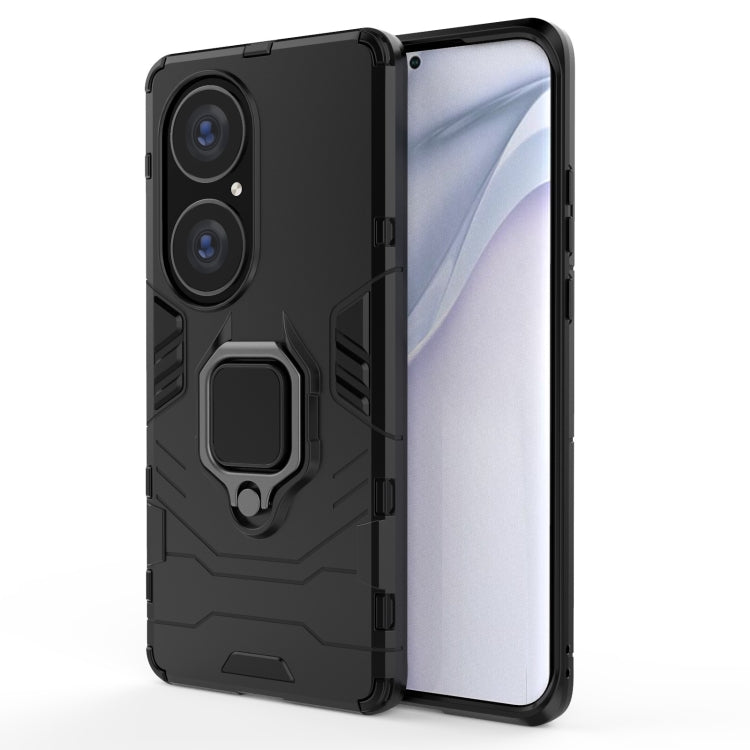PC + TPU Shockproof Protective Case with Magnetic Ring Holder, For Huawei P50 Pro