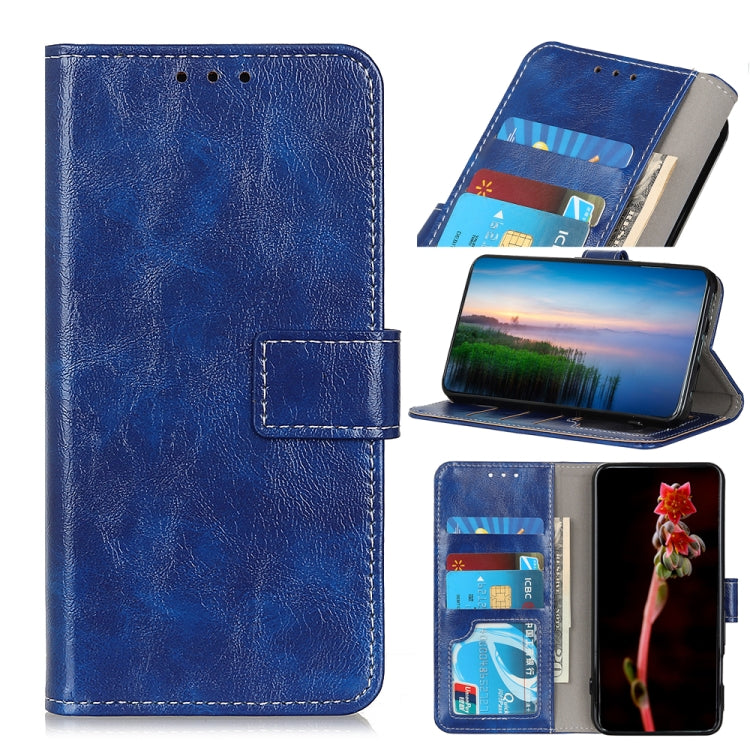 Retro Crazy Horse Texture Horizontal Flip Leather Case with Holder & Card Slots & Photo Frame & Wallet, For Xiaomi Mi 11 Pro 5G / 4G, For Xiaomi Mi 11 Lite 5G / 4G, For OPPO F19 Pro+ 5G / Reno5 Z