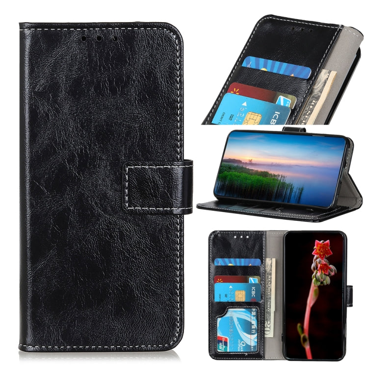 Retro Crazy Horse Texture Horizontal Flip Leather Case with Holder & Card Slots & Photo Frame & Wallet, For Xiaomi Mi 11 Pro 5G / 4G, For Xiaomi Mi 11 Lite 5G / 4G, For OPPO F19 Pro+ 5G / Reno5 Z