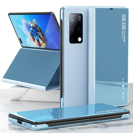 Electroplated Mirror Protective Case with Holder, For Huawei Mate X2