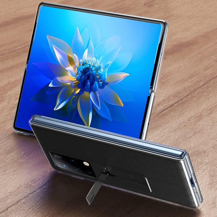 Transparent Protective Case wth Invisible Holder, For Huawei Mate X2