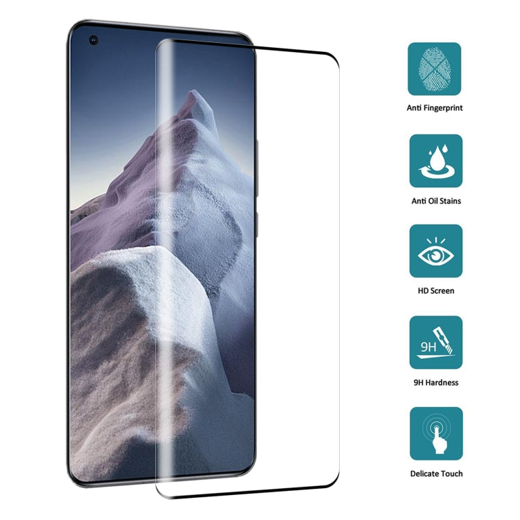 3D Curved Edge Full Screen Tempered Glass Film, For Xiaomi Mi 11 Ultra (1 PC), For Xiaomi Mi 11 Pro (1 PC)