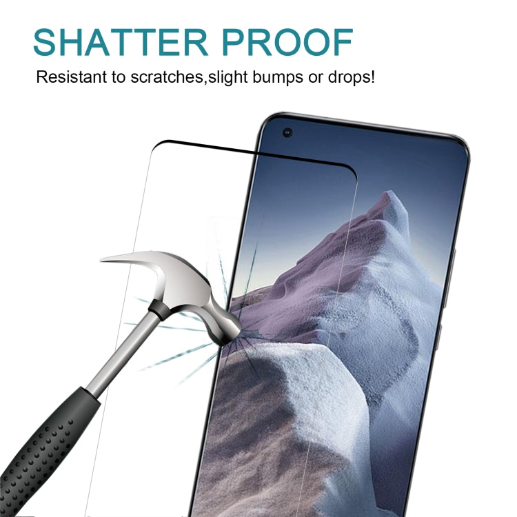 3D Curved Edge Full Screen Tempered Glass Film, For Xiaomi Mi 11 Ultra (1 PC), For Xiaomi Mi 11 Pro (1 PC)