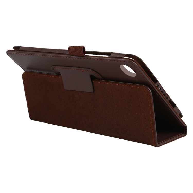 Litchi Texture Solid Color Horizontal Flip Leather Case with Holder & Pen Slot, For Lenovo Tab M7, For Lenovo Tab M8