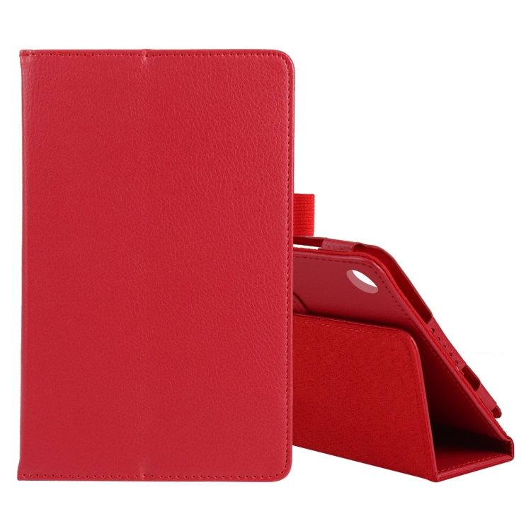 Litchi Texture Solid Color Horizontal Flip Leather Case with Holder & Pen Slot, For Lenovo Tab M7, For Lenovo Tab M8