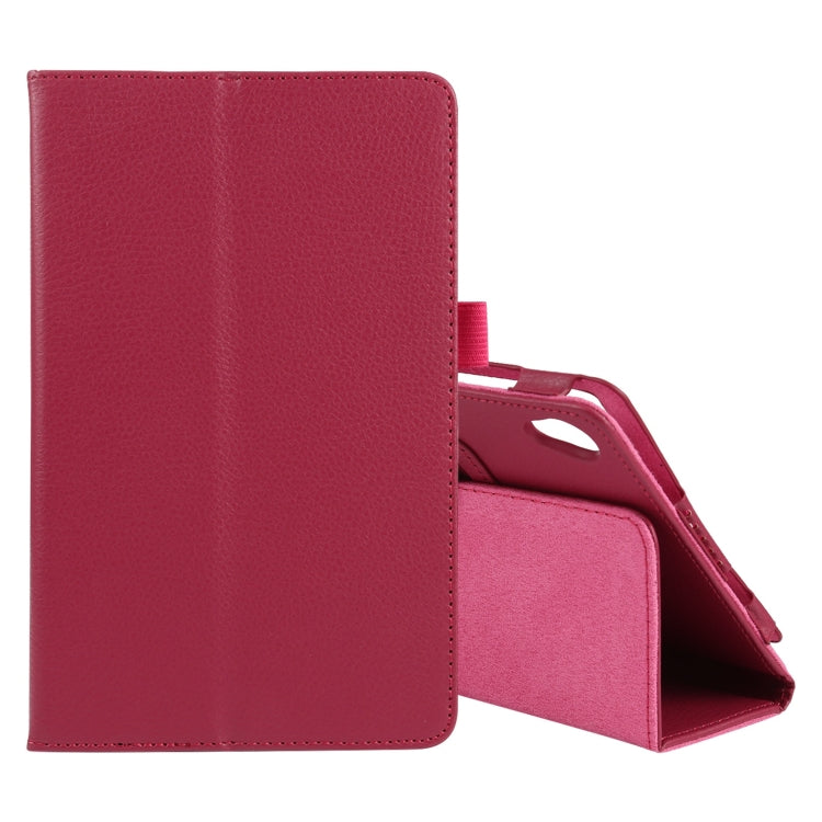 Litchi Texture Solid Color Horizontal Flip Leather Case with Holder & Pen Slot, For Lenovo Tab M7, For Lenovo Tab M8