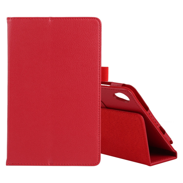Litchi Texture Solid Color Horizontal Flip Leather Case with Holder & Pen Slot, For Lenovo Tab M7, For Lenovo Tab M8