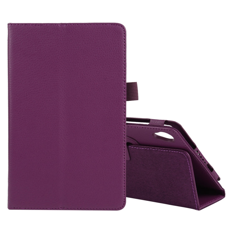 Litchi Texture Solid Color Horizontal Flip Leather Case with Holder & Pen Slot, For Lenovo Tab M7, For Lenovo Tab M8