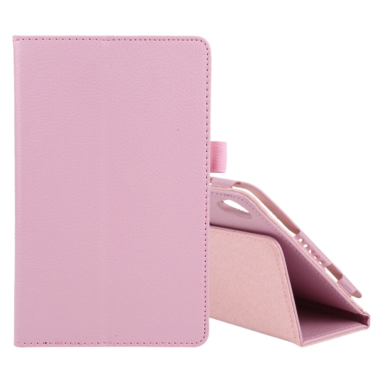 Litchi Texture Solid Color Horizontal Flip Leather Case with Holder & Pen Slot, For Lenovo Tab M7, For Lenovo Tab M8