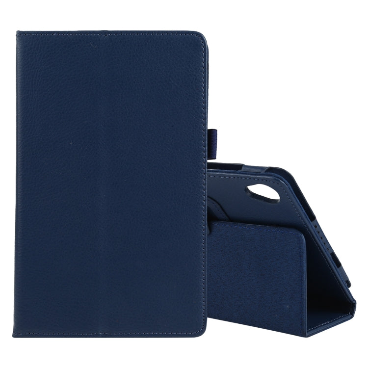 Litchi Texture Solid Color Horizontal Flip Leather Case with Holder & Pen Slot, For Lenovo Tab M7, For Lenovo Tab M8