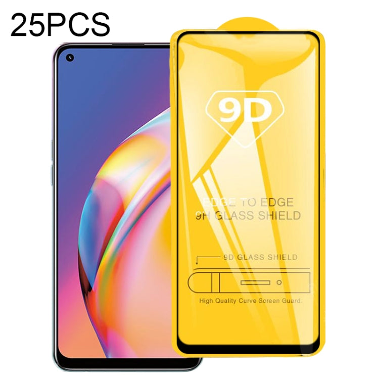 For OPPO A74 5G 25pcs 9D Full Glue Full Screen Tempered Glass Film, For OPPO Reno5 Z (25 PCS), For OPPO A74 5G (25 PCS), For OPPO F19 (25 PCS), For OPPO A54 (25 PCS), For OPPO Find X3 Lite (25 PCS), For OPPO F19 Pro / F19 Pro+ (25 PCS)                 ...