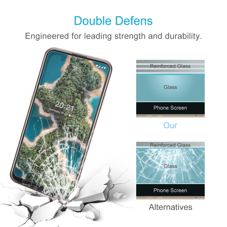 10 PCS 0.26mm 9H 2.5D Tempered Glass Film, For Nokia X20 (10 PCS), For Nokia X10 (10 PCS), For Nokia G20 (10 PCS), For Nokia G10 (10 PCS), For Nokia C20 (10 PCS), For Nokia C10 (10 PCS), For Nokia C1 Plus (10 PCS)