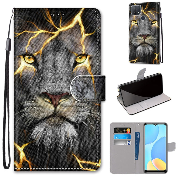 Coloured Drawing Cross Texture Horizontal Flip PU Leather Case with Holder & Card Slots & Wallet & Lanyard, For OPPO A9 (2020) / A5 (2020) / A11X / A11, For OPPO A15 / A15s