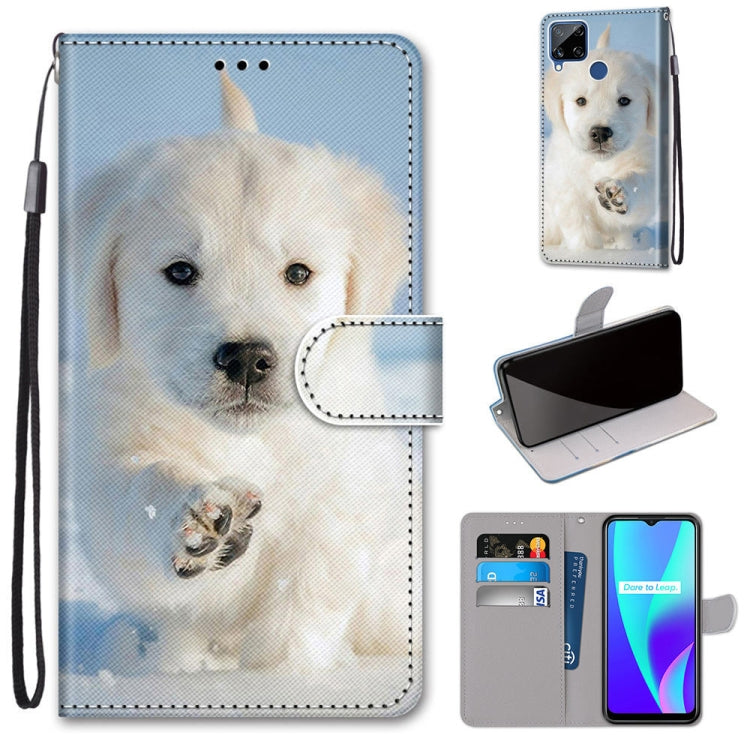 Coloured Drawing Cross Texture Horizontal Flip PU Leather Case with Holder & Card Slots & Wallet & Lanyard, For OPPO Realme C15 / C12 / C25 / 7i (Global) / Narzo 20 / 30A, For Nokia 5.4