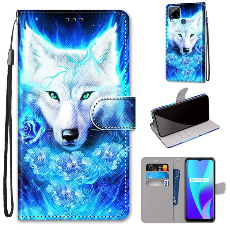Coloured Drawing Cross Texture Horizontal Flip PU Leather Case with Holder & Card Slots & Wallet & Lanyard, For OPPO Realme C15 / C12 / C25 / 7i (Global) / Narzo 20 / 30A, For Nokia 5.4